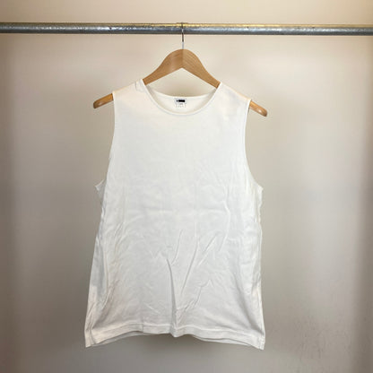 H BEAUTY ＆ YOUTH ノースリーブシャツ メンズ L 白系【中古】