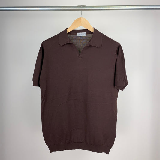 JOHN SMEDLEY ニット メンズ L 茶系【中古】