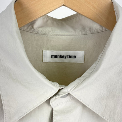 monkey time 長袖シャツ メンズ XL ベージュ系【中古】