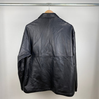 BEAUTY&YOUTH UNITED ARROWS レザーコーチジャケット メンズ XL 黒系【中古】