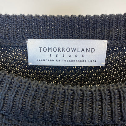 TOMORROW LAND 半袖クルーネックニット メンズ M 黒系【中古】