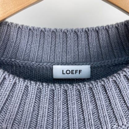 Loeff  クルーネックニット メンズ L グレー系【中古】