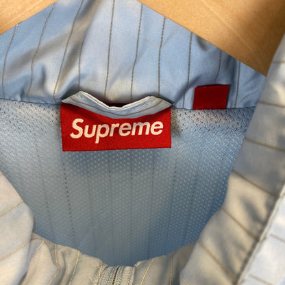 SUPREME ナイロンブルゾン メンズ L 水色系【中古】