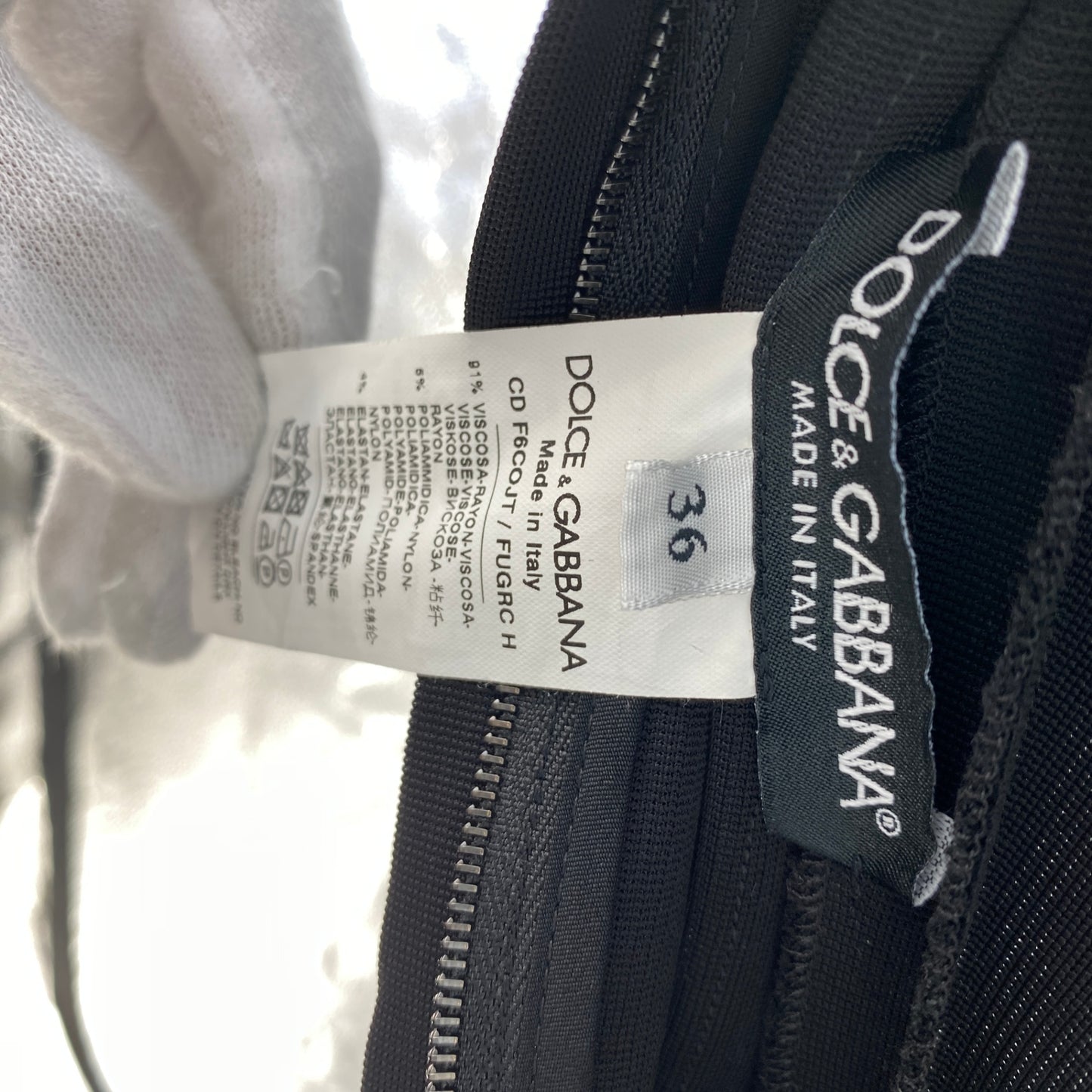 DOLCE＆GABBANA ニットワンピース レディーズ S 黒系【中古】