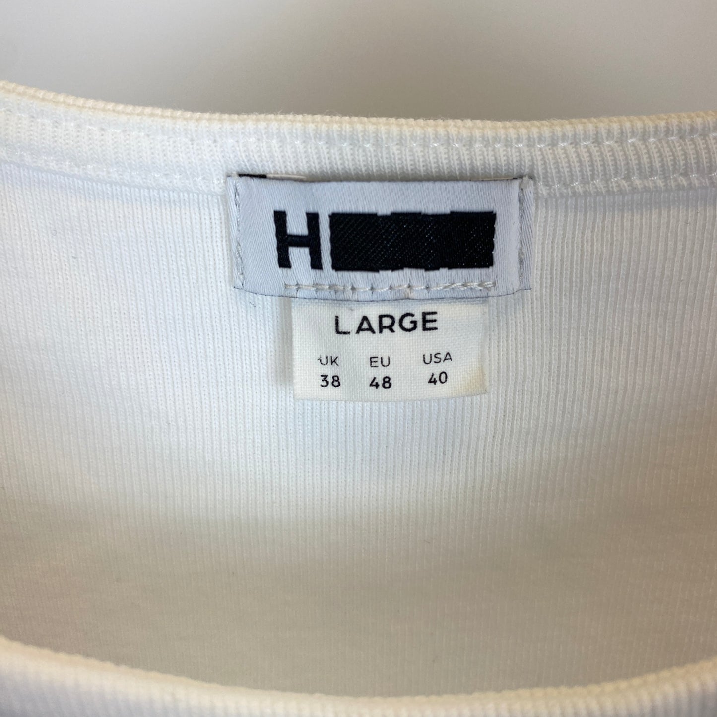 H BEAUTY ＆ YOUTH ノースリーブシャツ メンズ L 白系【中古】
