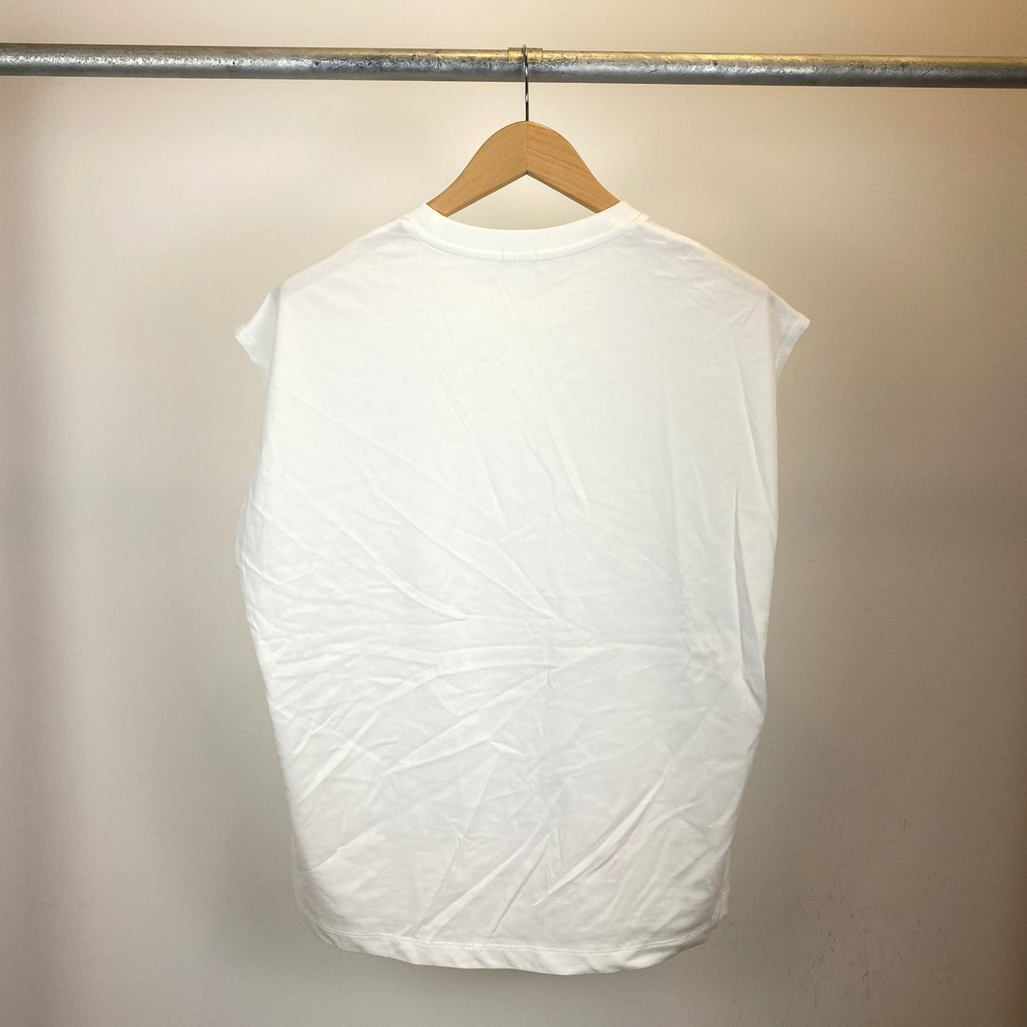 H BEAUTY ＆ YOUTH ノースリーブTシャツ メンズ L 白系【中古】