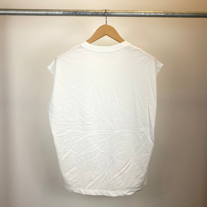 H BEAUTY ＆ YOUTH ノースリーブTシャツ メンズ L 白系【中古】