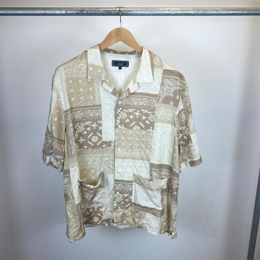 KITH 柄シャツ メンズ L ベージュ系【中古】