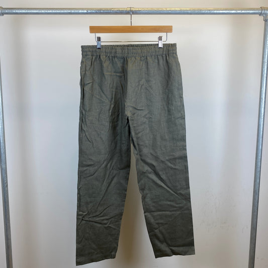 RHC リネンイージーパンツ メンズ L カーキ系【中古】