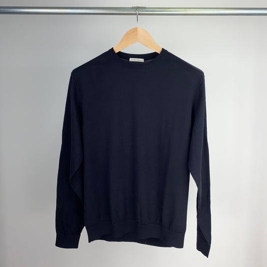 UNITED ARROWS クルーネックニット メンズ XL 黒系【中古】