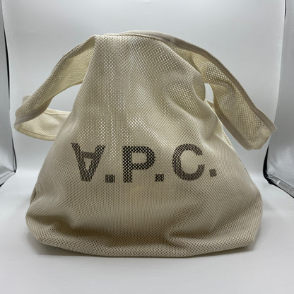 A.P.C. メッシュトートバッグ メンズ F 白系【中古】