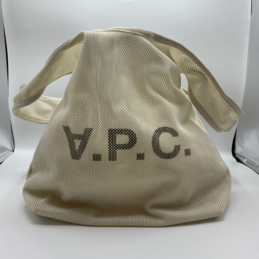 A.P.C. メッシュトートバッグ メンズ F 白系【中古】