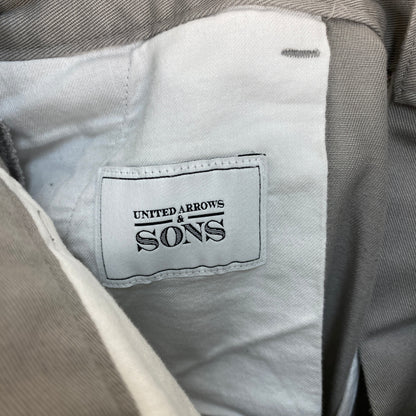 UNITED ARROWS & SONS チノパン メンズ XL グレー系【中古】