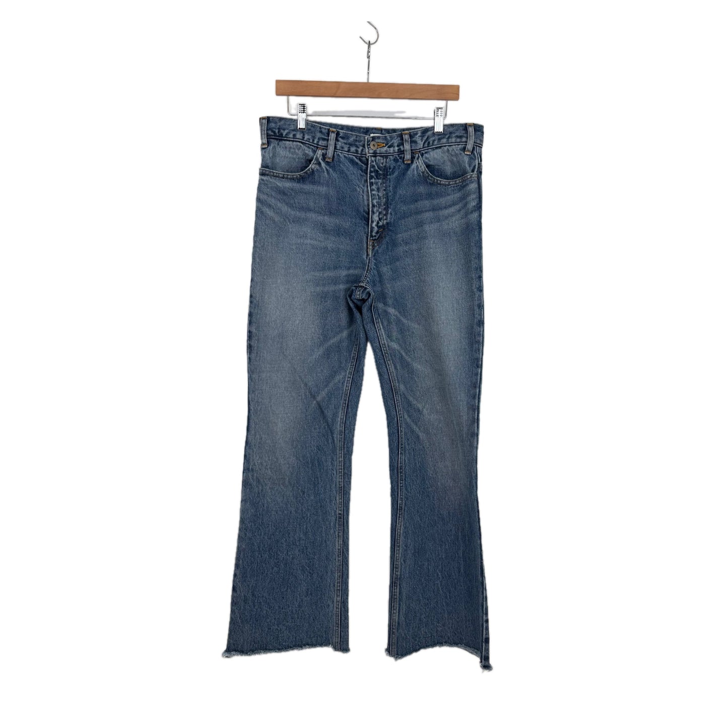 INSCRIRE ダメージデニムパンツ メンズ XL 青系【中古】