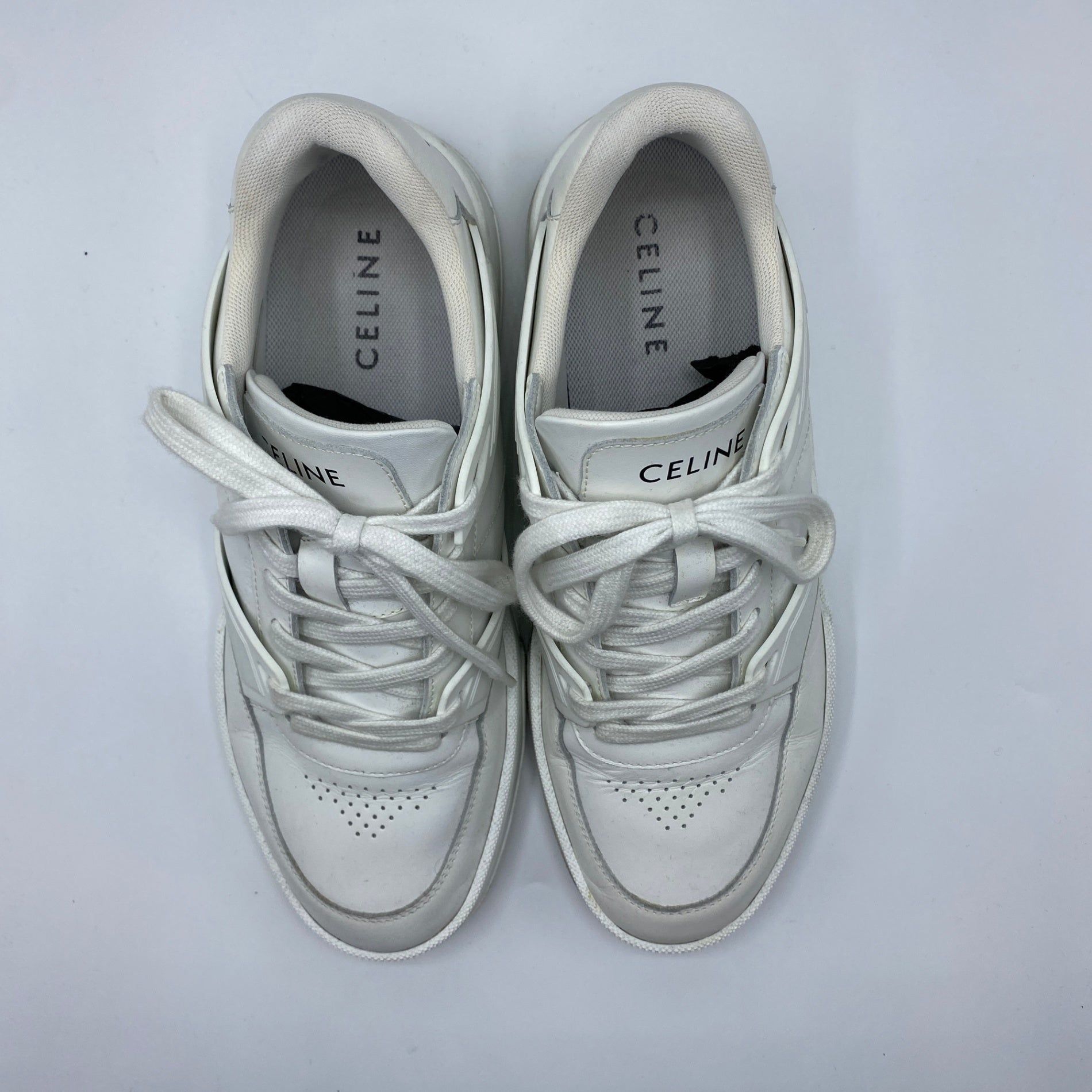 スニーカー CELINE 白 27cm CELINE ローカットスニーカー メンズ 27cm 白系【中古】 – COCOVAL