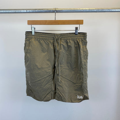 KITH ナイロンカーゴショーツ メンズ M カーキ系【中古】