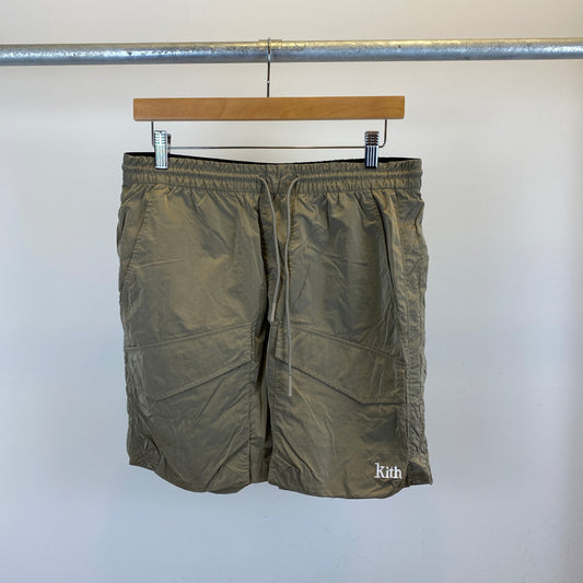 KITH ナイロンカーゴショーツ メンズ M カーキ系【中古】