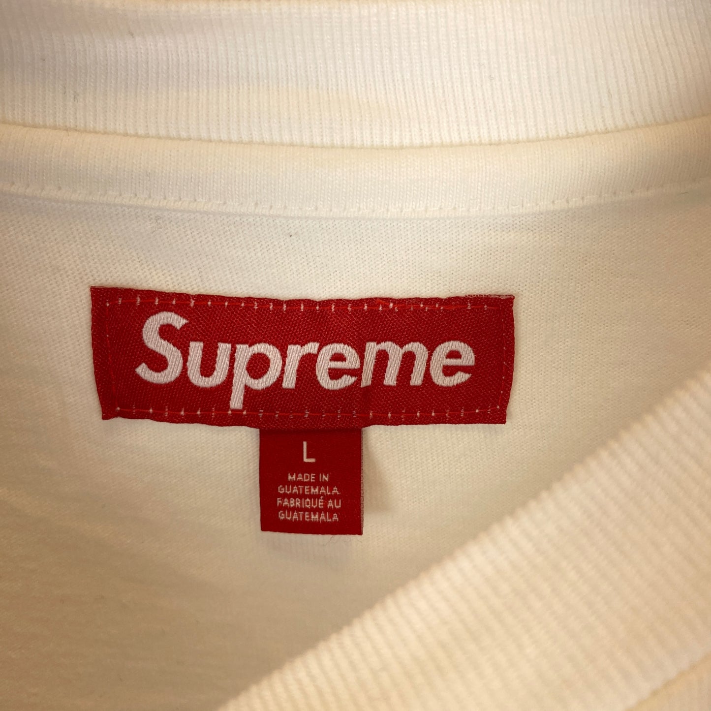 SUPREME 半袖Tシャツ メンズ L 白系【中古】