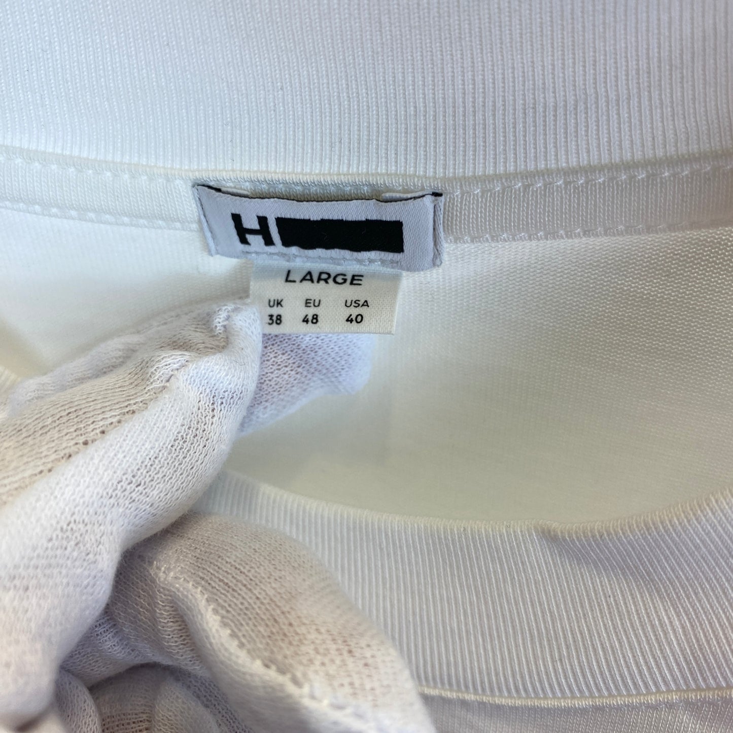 H BEAUTY ＆ YOUTH 半袖Tシャツ メンズ L 白系【中古】