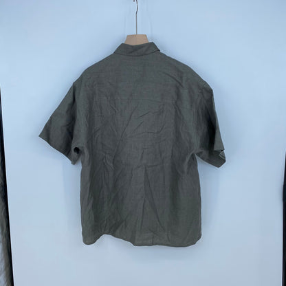 RHC 半袖リネンシャツ メンズ L カーキ系【中古】