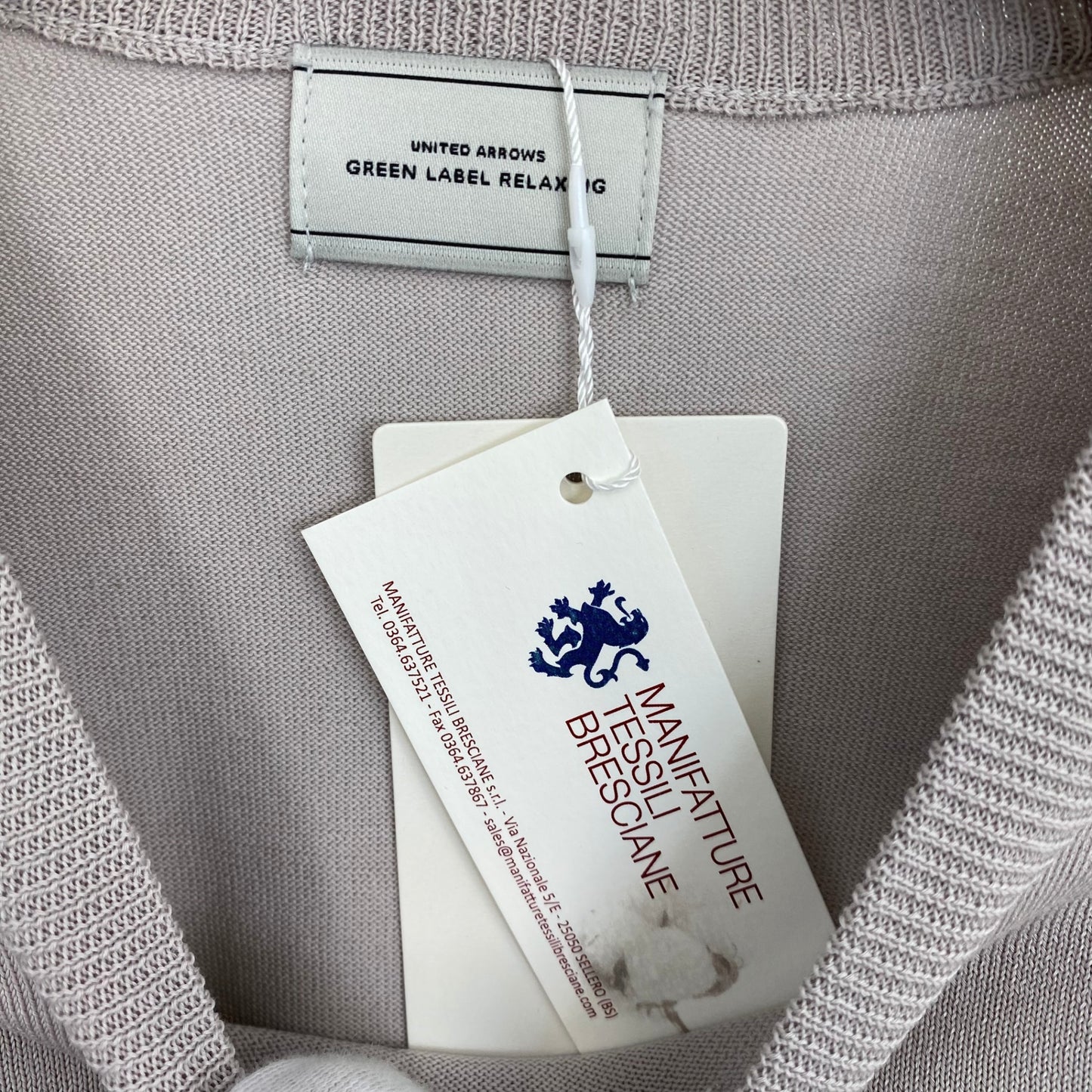 GREEN LABEL RELAXING 長袖クルーネックニット メンズ L ベージュ系【中古】