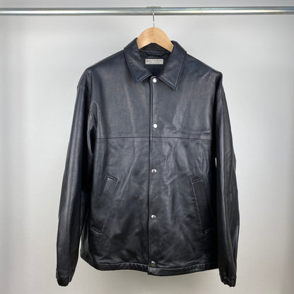 BEAUTY&YOUTH UNITED ARROWS レザーコーチジャケット メンズ XL 黒系【中古】