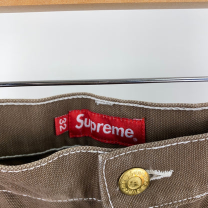 Supreme ペインターパンツ メンズ M 茶系【中古】