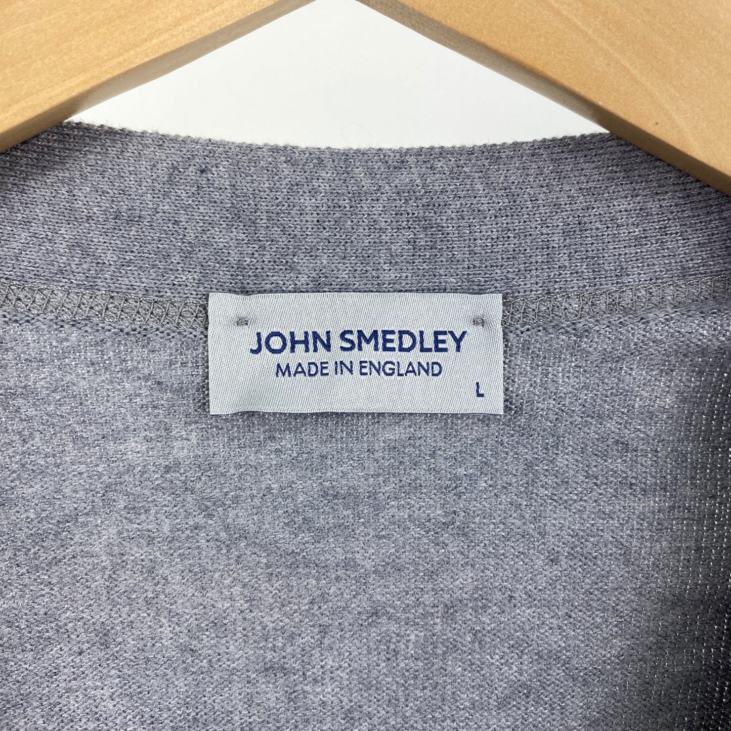 JOHN SMEDLEY ニット メンズ L グレー系【中古】