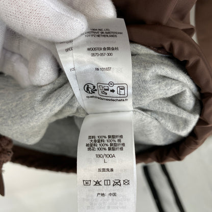 SUPREME Crest Coaches Jacket メンズ L 茶系【中古】