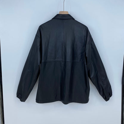 BEAUTY&YOUTH UNITED ARROWS レザーコーチジャケット メンズ XL 黒系【中古】
