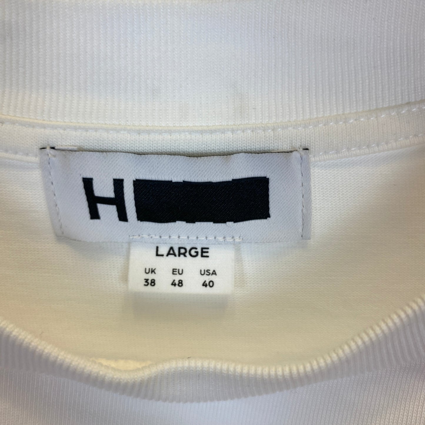 H BEAUTY ＆ YOUTH 半袖Tシャツ メンズ L 白系【中古】