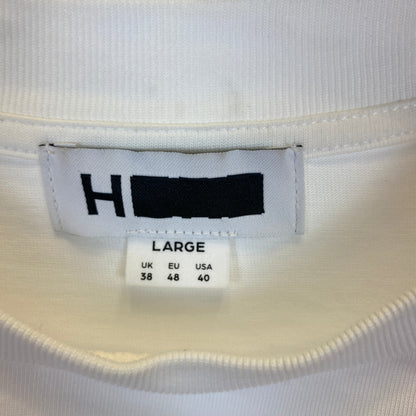 H BEAUTY ＆ YOUTH 半袖Tシャツ メンズ L 白系【中古】