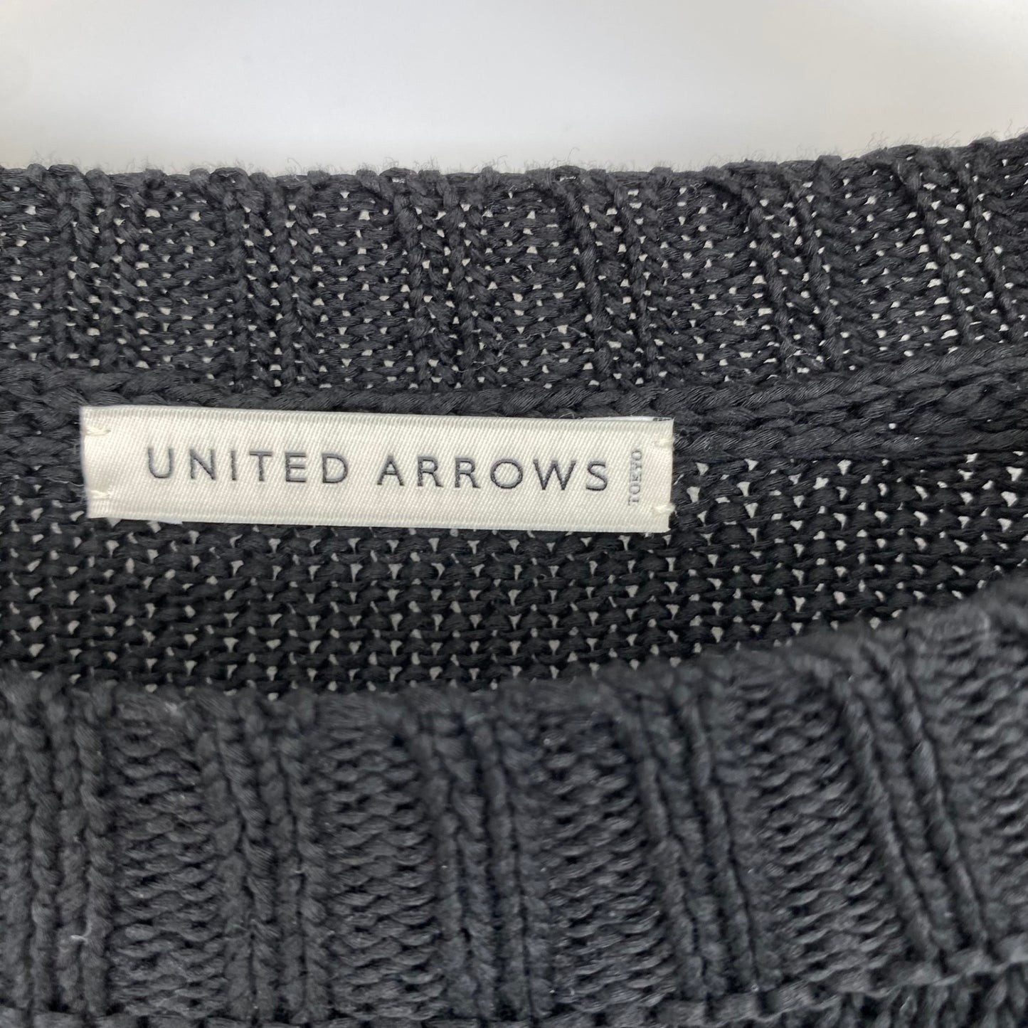 UNITED ARROWS クルーネックニット メンズ L 黒系【中古】