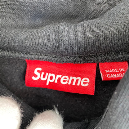 SUPREME Classic Logo Hooded メンズ L 黒系【中古】